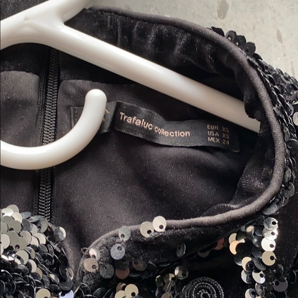 Holiday NYE Sequin Velvet Dress - Picture 3 of 6